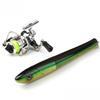 Portable Pen Fishing Rod Mini Pocket Fishing Rod with Spinning Kit for Travel Saltwater Freshwater Fishing