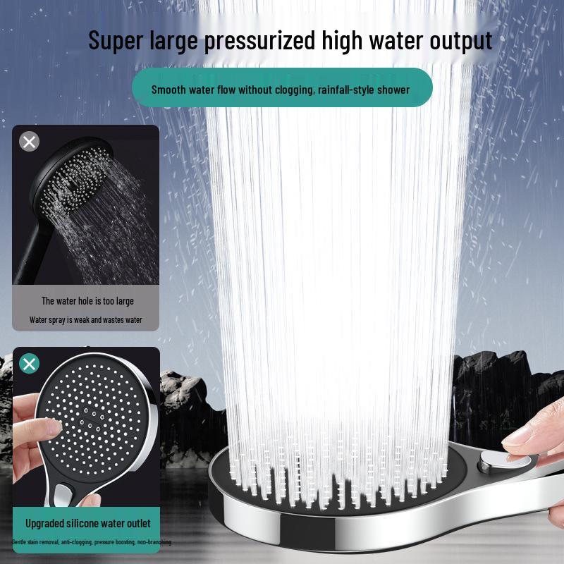Ultra Pressurized Rain Shower Head with Built-in Water Heater for Enhanced Bathing Experience