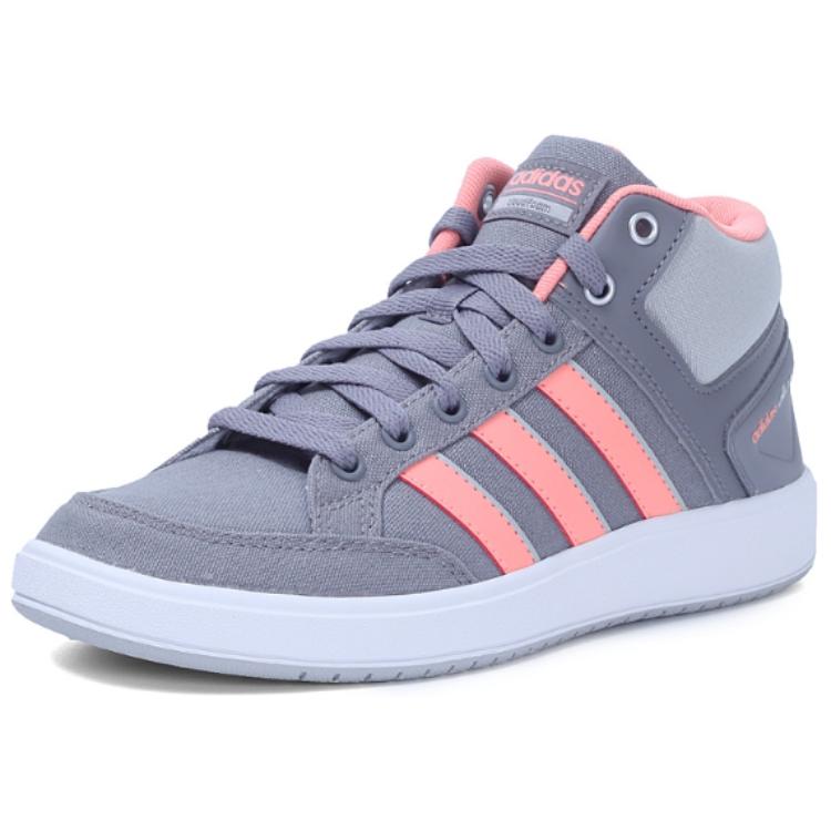Adidas Cloudfoam All Court Mid Tennis Shoes Women Sneakers Gray BB9992