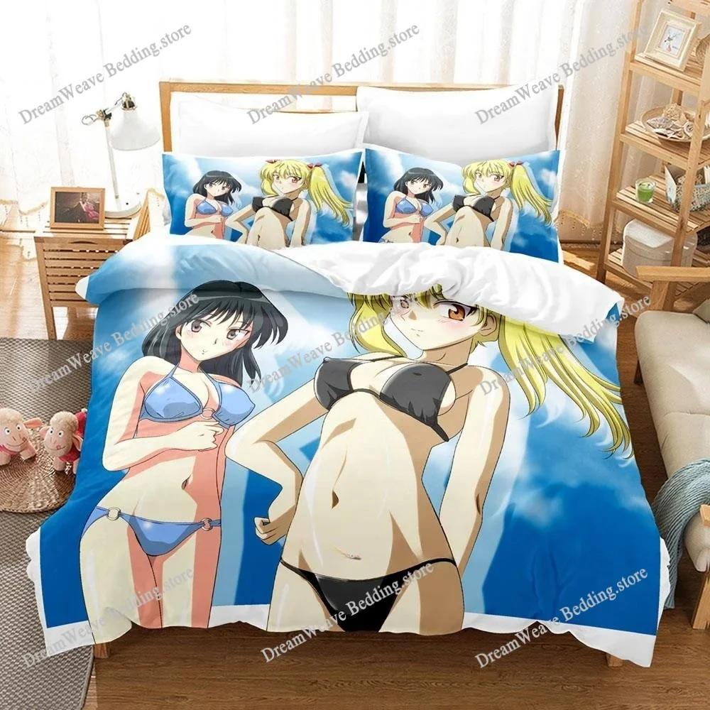 School Rumble Bedding Set Single Twin Full Queen King Size Bed Set Adult Kid Bedroom Duvet Cover Sets 3D Print Bed Sheet Set
