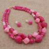 Noble Beaded Necklace Fashion Wear-resistant Ideal Gift Female Dangle Earrings Set