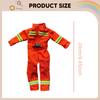 1/6 Scale Action Figure Clothes Firefighter Suit Cosplay for 12" Male Figures Collectable Miniature