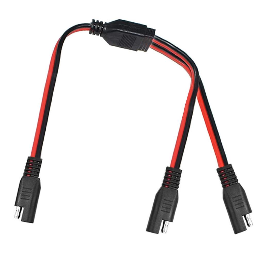 Liwinting SAE Y-Verteiler 1 auf 2 SAE-Verlängerungskabel SAE-Verlängerungskabel Solar