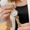 Fashion Steel Belt Wind Diamond Trend Personality Girls Shell Face Ladies Watch Women
