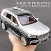 1:24 Mercedes Benz Maybach GLS600 S680 SUV Alloy Metal Diecast Model Car High Simulation Home Trendy Ornaments Collection Hobby