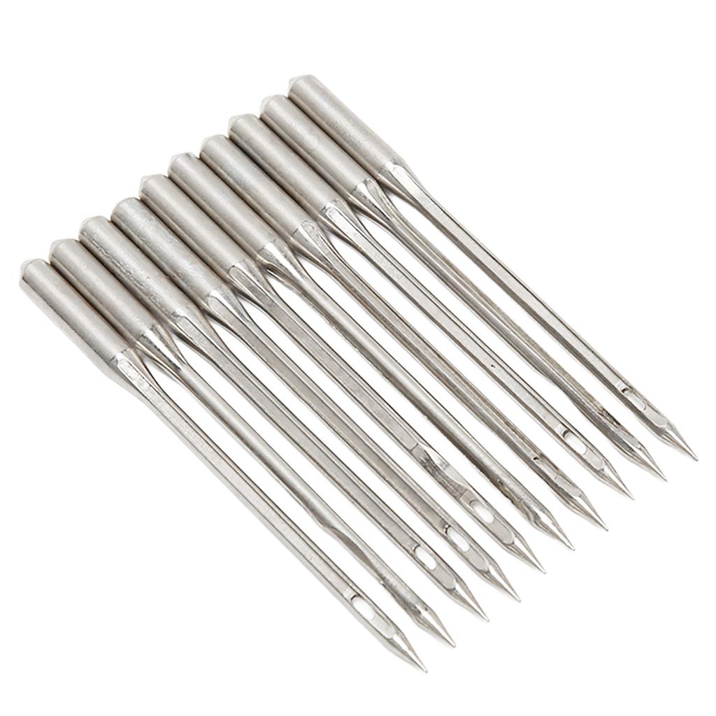 10pcs Sewing Machine Needles Steel High Strength 6.5cm Embroidery Machine Needle Set for Home Use