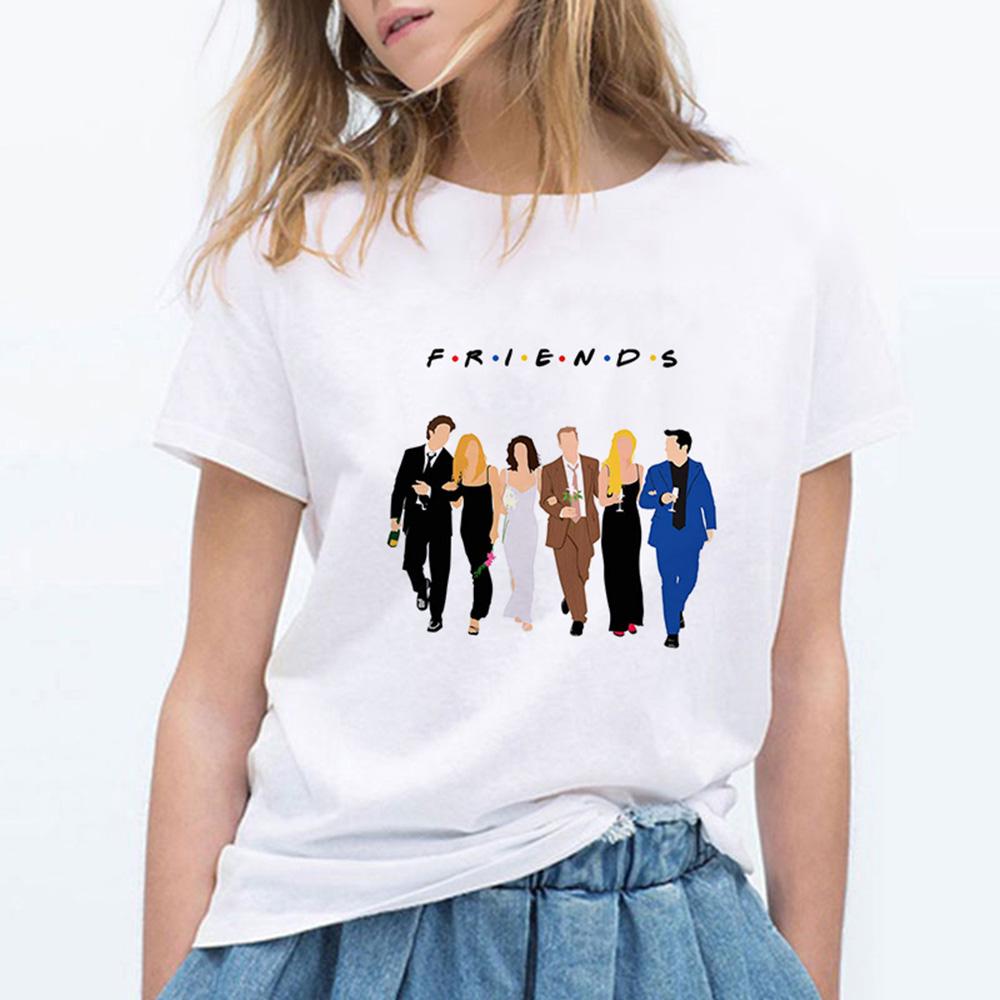 Friends T Shirt I Ll Be There For You Letter Printing Lunoakvo Shirt Friends Tshirt Short