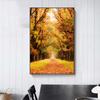 Autumn Forest Posters and Prints Canvas Painting Nature Landscape Modern Wall Art Pictures for Living Room Home Decor No Frame