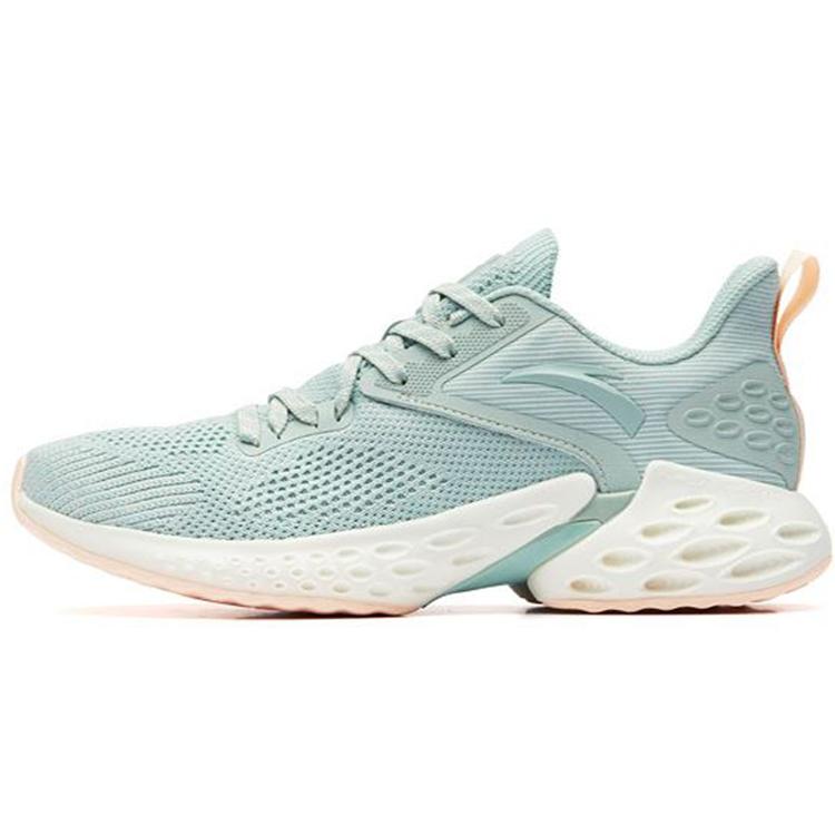 

New Anta Wormhole Technology Cushioned Slip Resistant Low Top Running Shoes Women s Pea Green 12935588-3 36.5