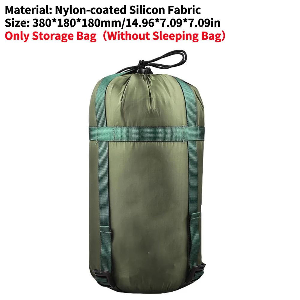 Outdoor Sleeping Bag Stuff Sack Waterproof Sleeping Bag Compression Storage Bag Large Capacity Space Saving for Camping Hiking