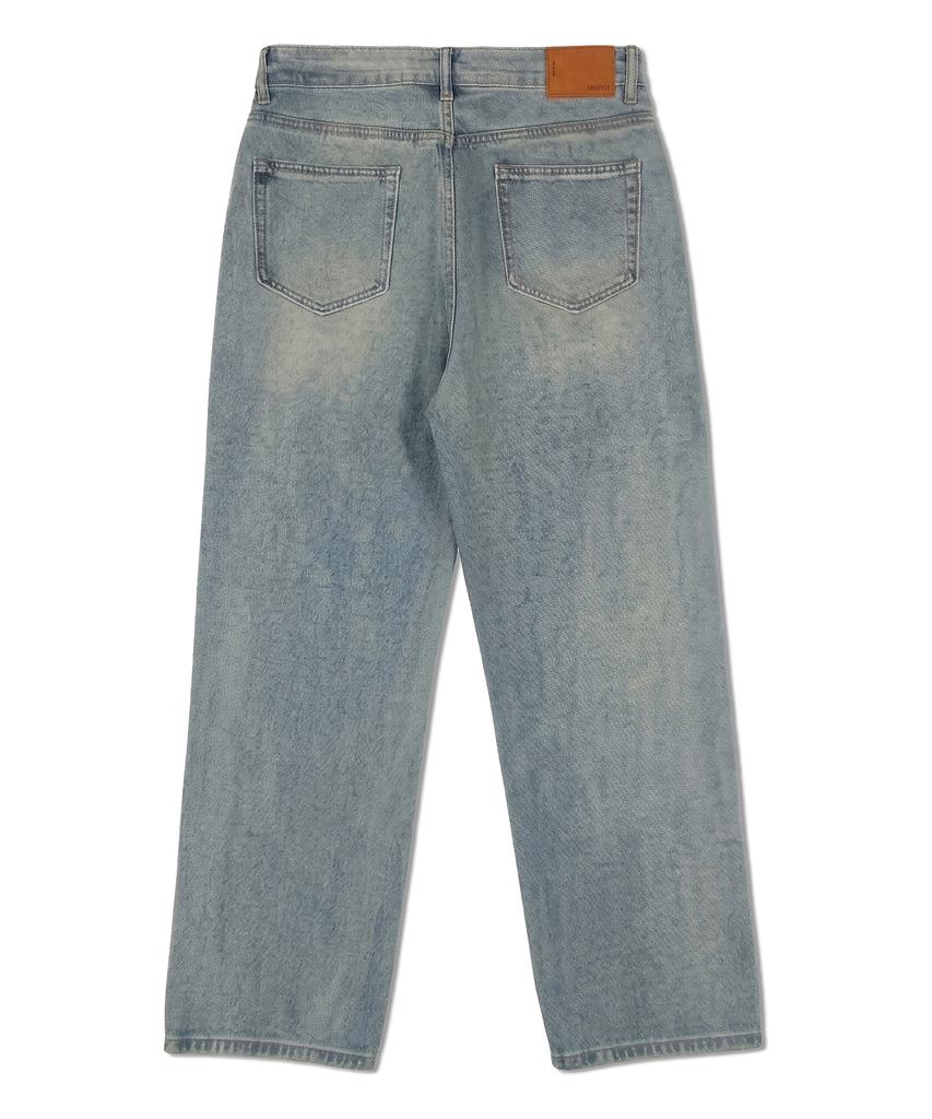 Eonoideu Basic Semi-Wide Denim Pants Lp7Du471_Indigo