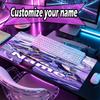 Custom Name Personalized Genshin Impact Pattern Mousepad, Laptop PC Desk Mat, Decorative Desk Mat for Home Keyboard Pad Gift