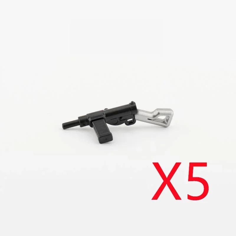 5 CM WWII Military Building Blocks American German Soviet Soldier Figures Weapons Accessories Guns Pistol Sniper Belt Mini Bricks MOC