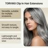 -gray Hair Extensions. Gentle And Everyday Hairstyle, Smooth And Light, Easy To Wear And Portable.