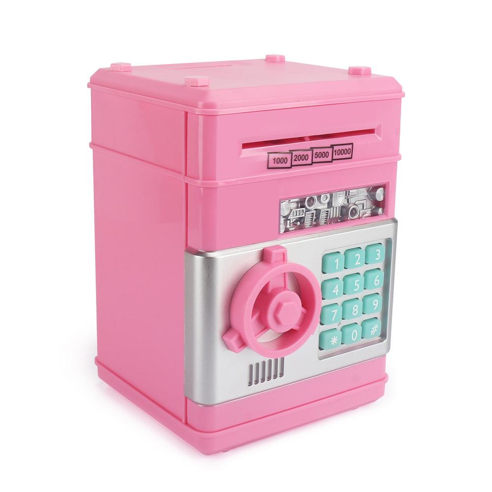 Children'S Safe Small Mini Piggy Bank Safe Coin-Operated Piggy Bank Girls Boys Toys