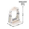 Compatible City Furniture Series Bricks MOC Building Blocks Kitchen Bedroom Bathroom Parts DIY Kits Kids Toys Sofa Bed Piano Set