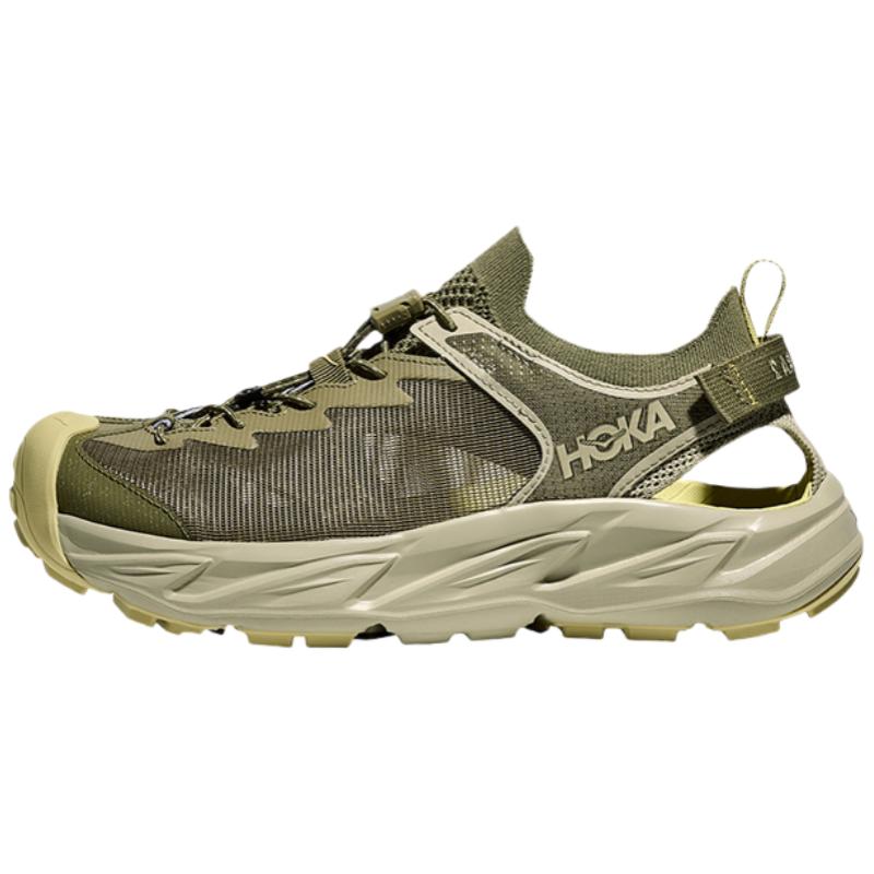 

HOKA ONE ONE HOPARA 2 Slip Resistant, Breathable, Quick Dry River Trekking Shoes Men s Green Sneakers 1147650-WMY 44 зелёный