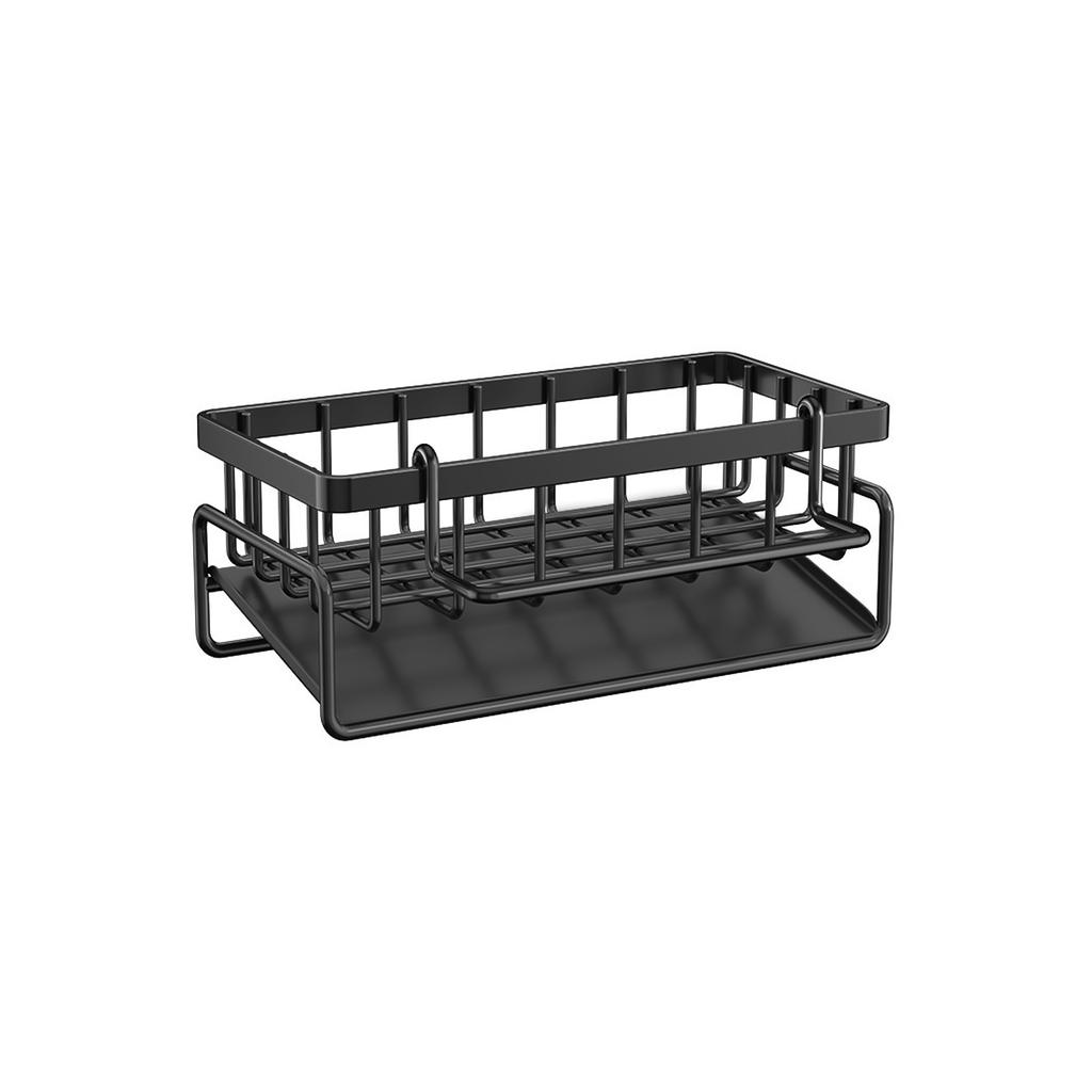 Heavy Duty Rustproof Carbon Steel Dish Rack For Sink Space Saving Kitchen Organizer With Quick Drying Design