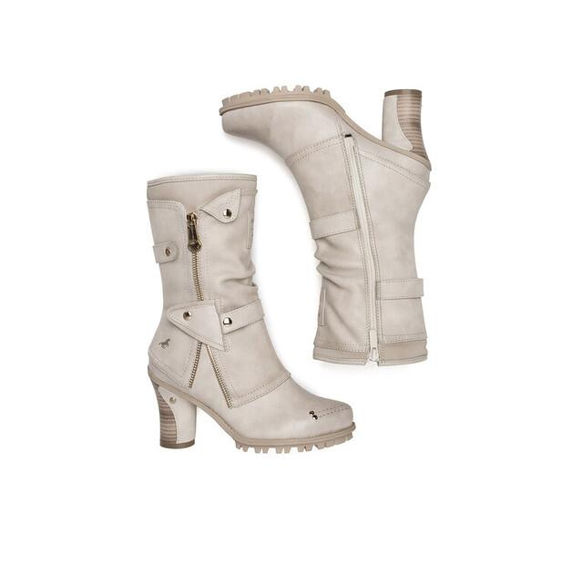 Ботильоны Mustang 1141-606 бежевые