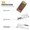 For Samsung Galaxy S26 Ultra Magnetic Case Kickstand Shockproof PC + TPU Clear Phone Cover