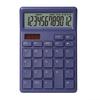 1 Set Electronic Calculator Portable Dual Power Calculator 12-Digit Display Desktop Calculator