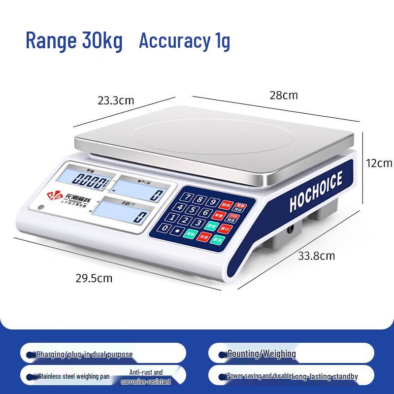 Hochoice Commercial High-Precision Digital Counting Scale (CN version)