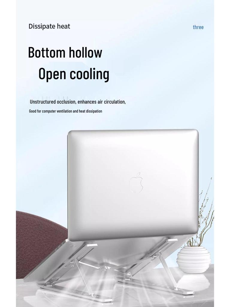 Aluminum Alloy Foldable Laptop Stand with Heat Dissipation
