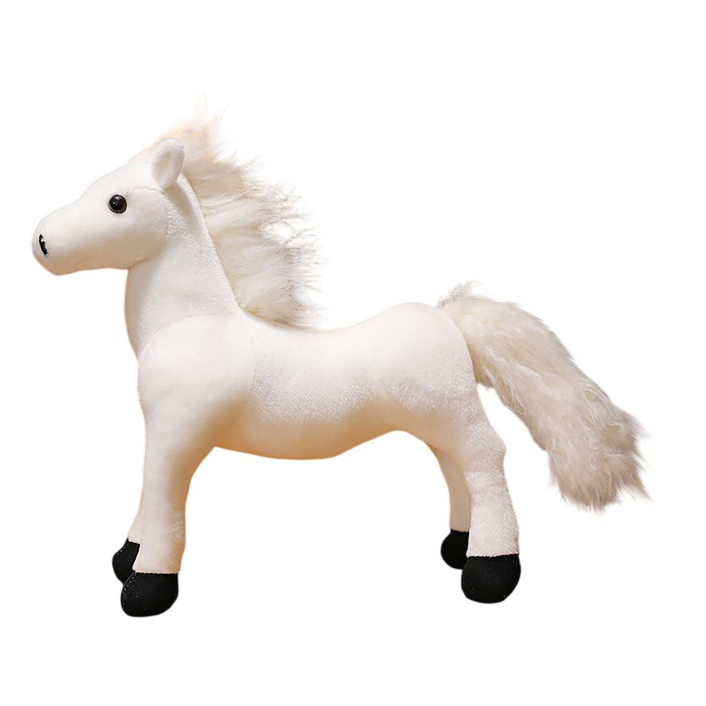Cute And Realistic Little Horse Plush Toy, Little Horse Brown Horse Doll, Boy Soothing Cloth Doll, Birthday Gift