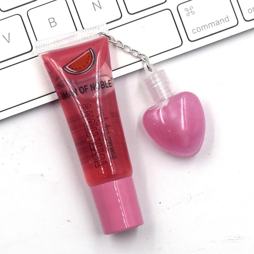 IMAN OF NOBLE 24-Piece Transparent Lip Oil & Peach Heart Lip Gloss Set