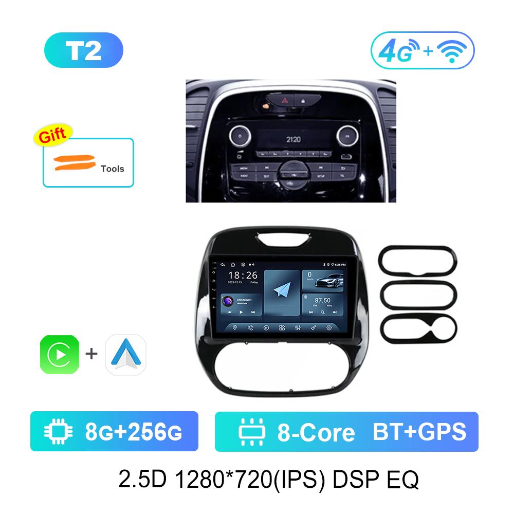 Android OS Car Video Multimedia Player for Renault Kaptur 2016 - 2019 GPS DSP Stereo WiFi BT 4G Carplay Auto Tools Cooling Fan