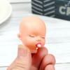 10PCS Sleeping Baby Mini Doll Heads Red Pink Lips With Nipple Feeder Face Toy Parts DIY Accessories Handmade Material Craft