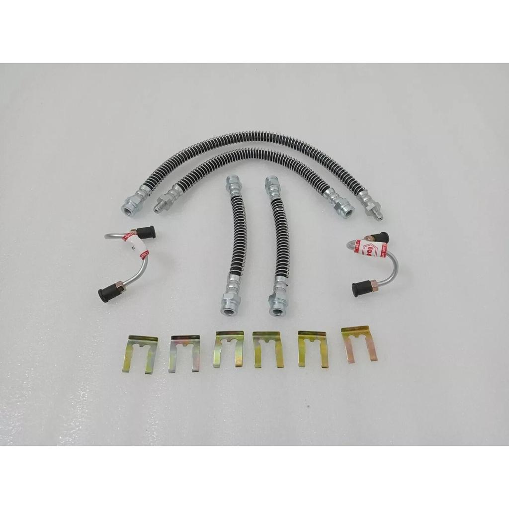 Willys jeep MB GPW CJ2A CJ3A CJ3B M38 M38A1 Brake Hose Kit Big |Fit For3