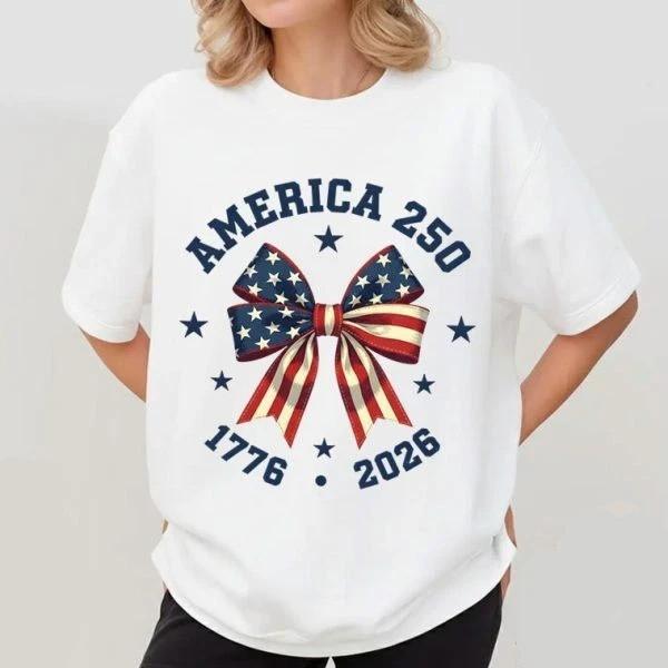 USA 250th Anniversary America 2026 Patriotic Fireworks TShirt XXXXL