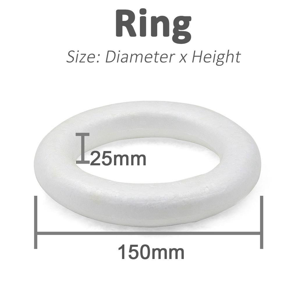 DIY Wedding Party Foam Ring Round Donuts Mould Craft Material