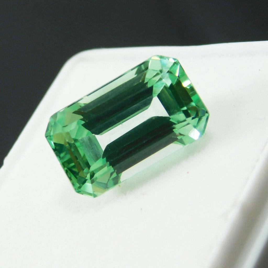Natural Sapphire Loose Gemstone Montana Emerald Cut 8.6 ct Royal Color September Birthday Birthstone