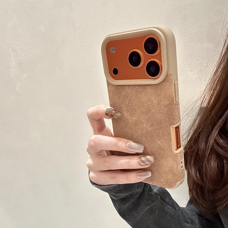 Solid Color Skin Feel Velvet Fabric Case for For Iphone 17 Air 16 15 14 Plus 13 12 11 Pro Max Soft TPU Shockproof Back Cover