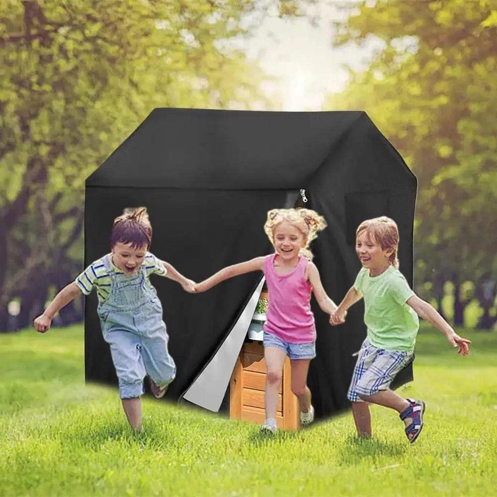 Sturdy Playhouse Cover 210D Oxford Game House Protective Cover  All-Weather