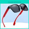 Óculos de Sol Quadrados para Crianças Com Lentes Polarizadas Tac Para Esportes ao Ar Livre e Moda