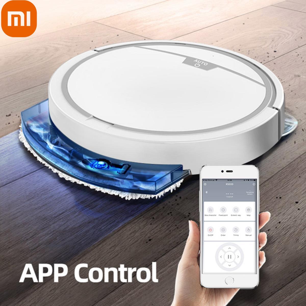 

Xiaomi бытовой автоматический контроль приложений пылесос для уборки пола резервуар для воды резервуар для влажной и сухой швабры робот-пылесос