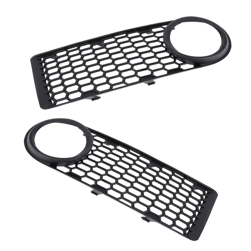 Front Bumper Fog Light Grill Shockproof Scratch Resistant Decorative Fog Lamp Cover Grill for Conver