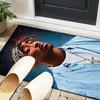 Rap Legend In Blue Office Rug Chair Mat, Game Carpet, Suitable for Front Door, Bedroom, Living Room, Desk, Holiday Gift