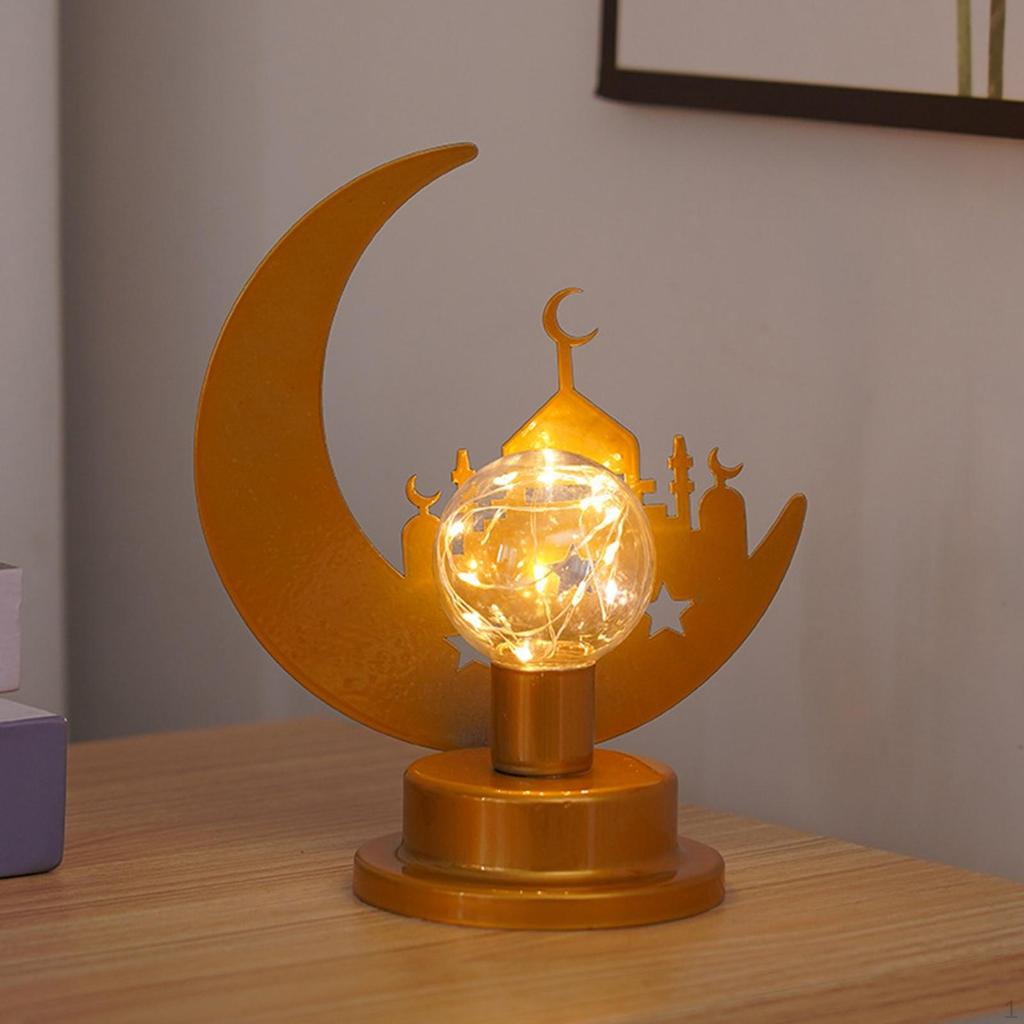 Ramadan Eid Mubarak LED Light Night Lamp for Muslims Family Decoration