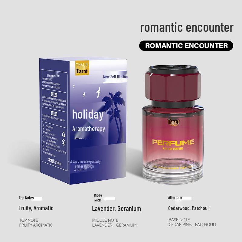 2024 Luxury Car Perfume & Indoor Fragrance Glass Ornament - Odor Eliminator & Aromatherapy