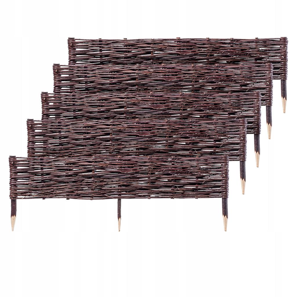 KADAX Wicker Palisade Fence Fence Edging