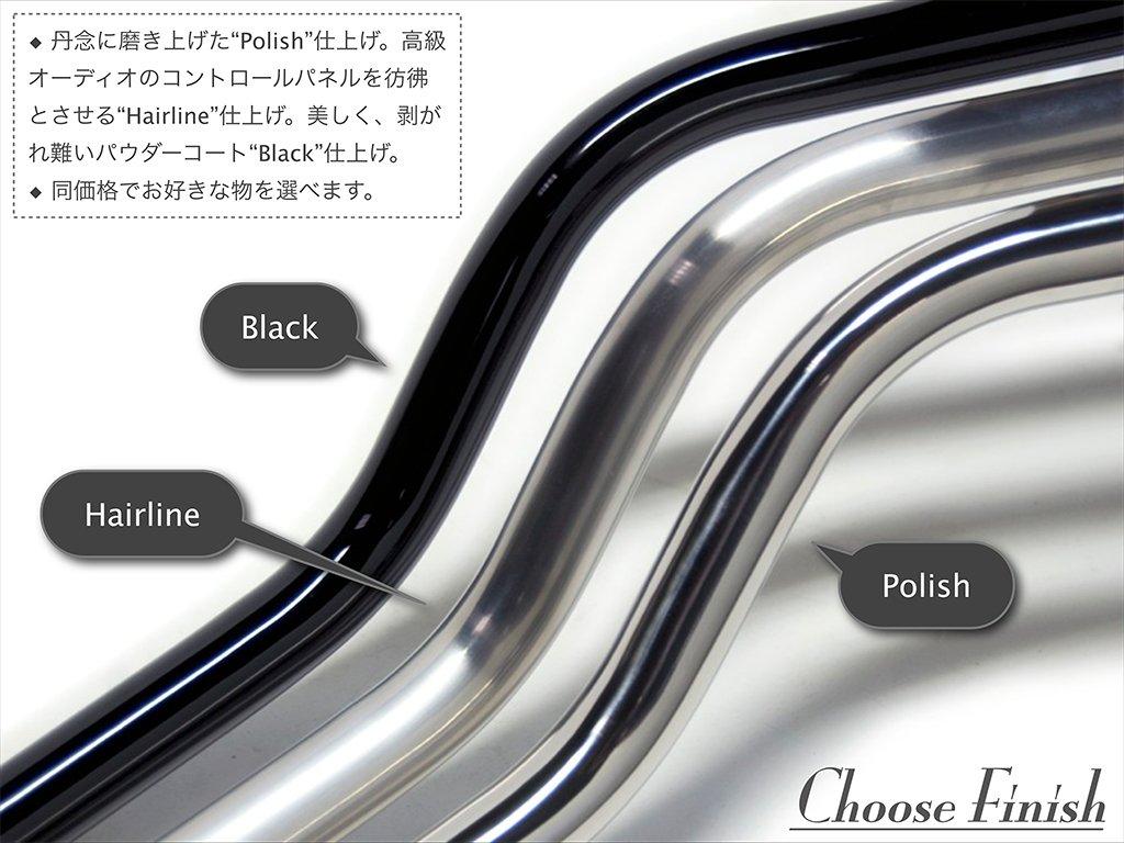 MOTOR ROCK Early Model Handlebars SR Inch Polished "For Maniacs" 7/8 MR-HC051