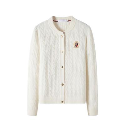 Damen Casual Strickjacke mit langen Ärmeln