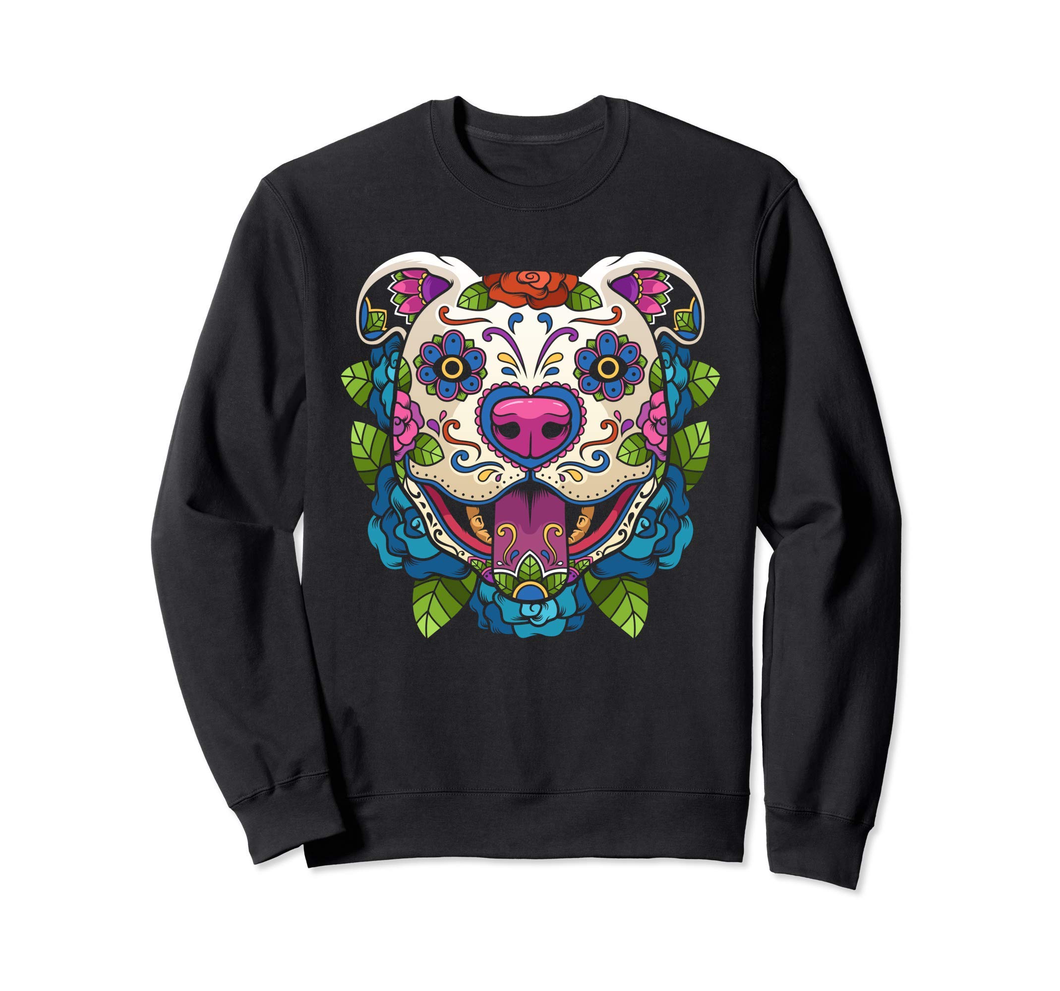 Pitbull Sugar Skull Mexican Dog Calavera Day of the Dead Trainer