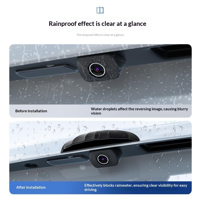 1Pcs Automobile Rear Camera Rain Shield Car Rear Camera Rain Cover Waterproof Protection Protector Car Accessories