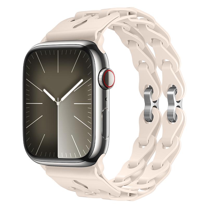 Silicone Strap For Apple Watch band 45mm 44mm 49mm 40mm 41mm 38mm 42mm belt correa Bracelet iWatch ultra 2 Series 9 8 7 6 5 3 Se