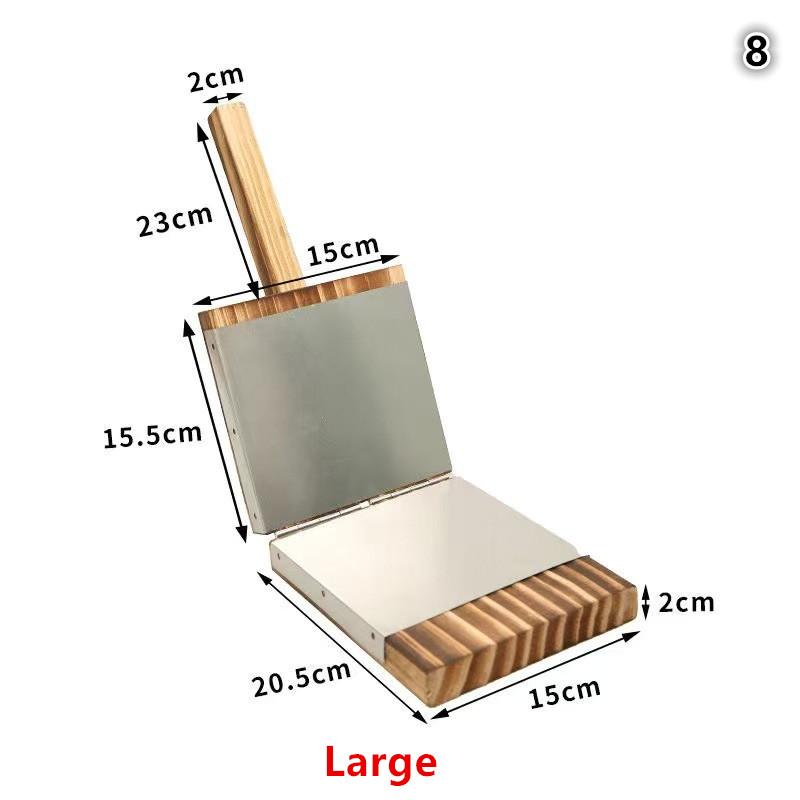 Wooden Press for Dumpling Dough Handmade Tortilla Presser Baking Pastry Mold for Kitchen Cooking and Baking Needs